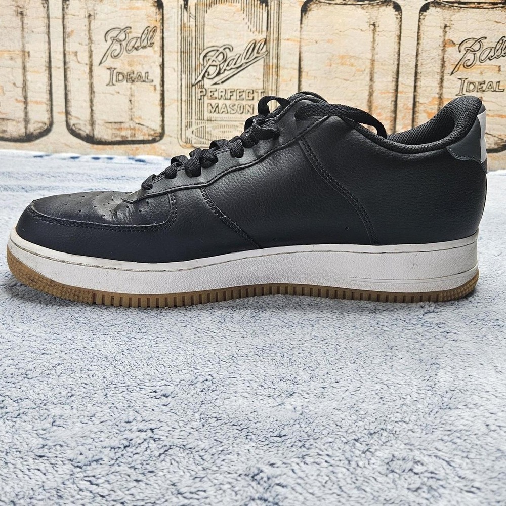 Nike Air Force 1 '07 LV8 x NBA Black Wolf Grey CT2298 001 Men's 13